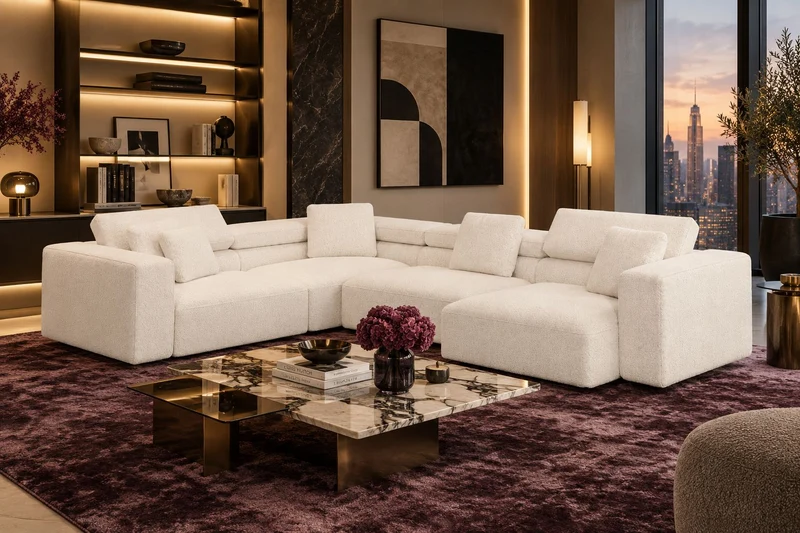 Casa Magna REGAL Sofa Konfiguration A – 269 × 348 × 67,5 cm