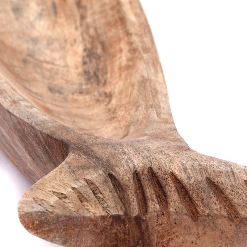 DEKO SCHALE "PESCADO" | Mangoholz | maritime Tisch Schale, Obstschale