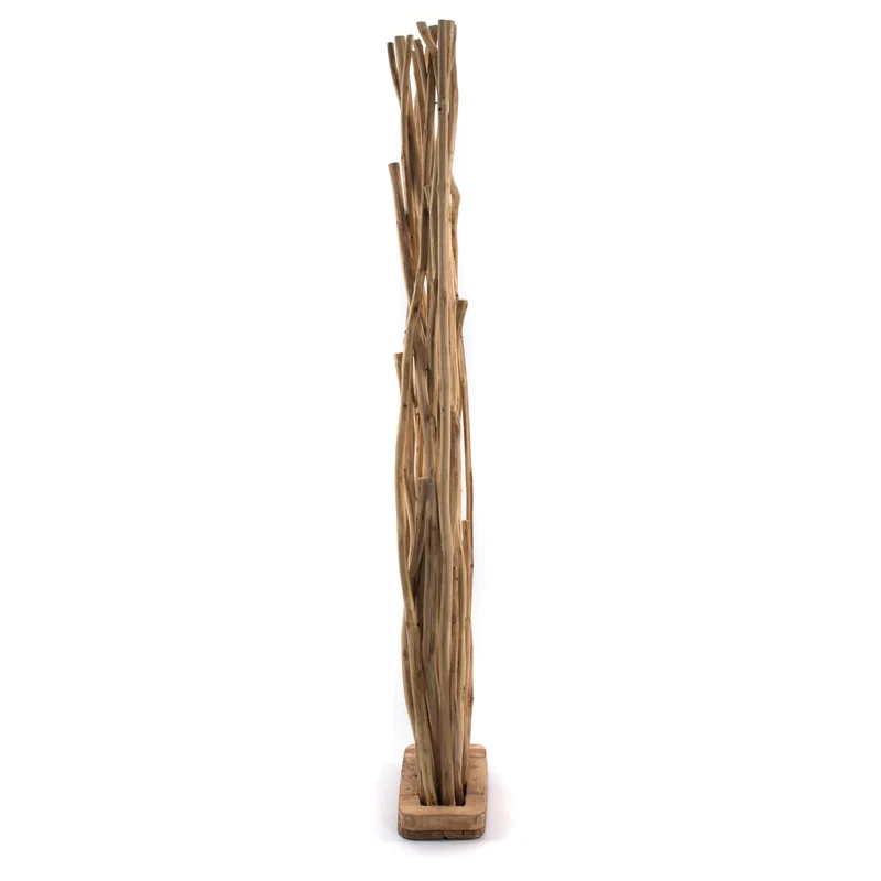ZWEIGE RAUMTEILER "BOTANIC" | Teak Holz, 170 cm | Äste Paravent