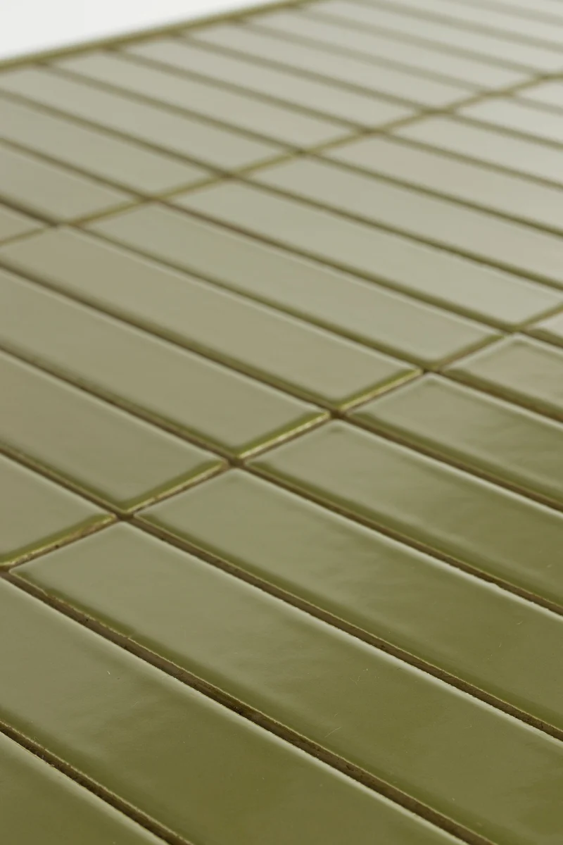 Zuiver Couchtisch Tiles – Grün, Eisen, 80 × 47 × 40 cm