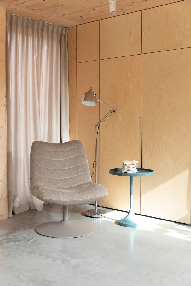 Zuiver Stehleuchte Reader Chrome – Eisen, 66 × 25 × 137 cm