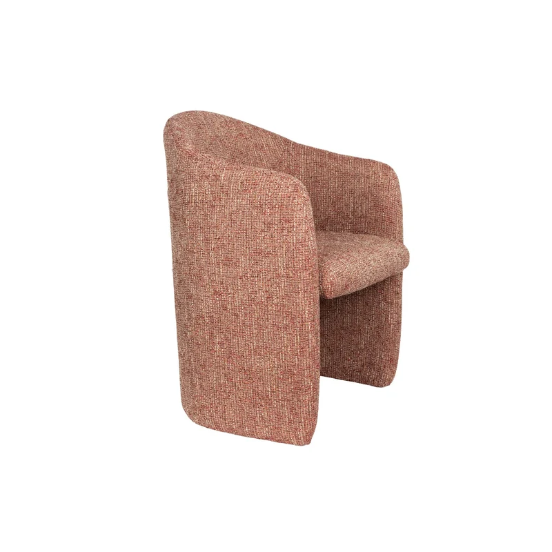 Zuiver Stuhl Contour – Rot, Polyester, 82 × 48,5 cm, 2er-Set
