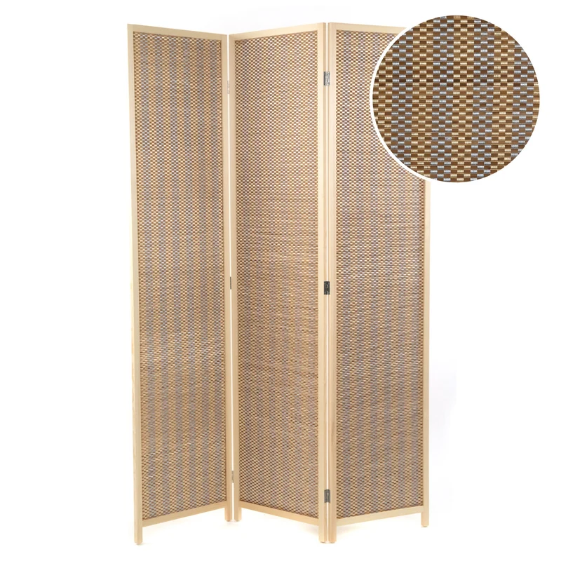 RAUMTEILER "BASTIA II" | Bambus, 170x120 cm | Natur Paravent