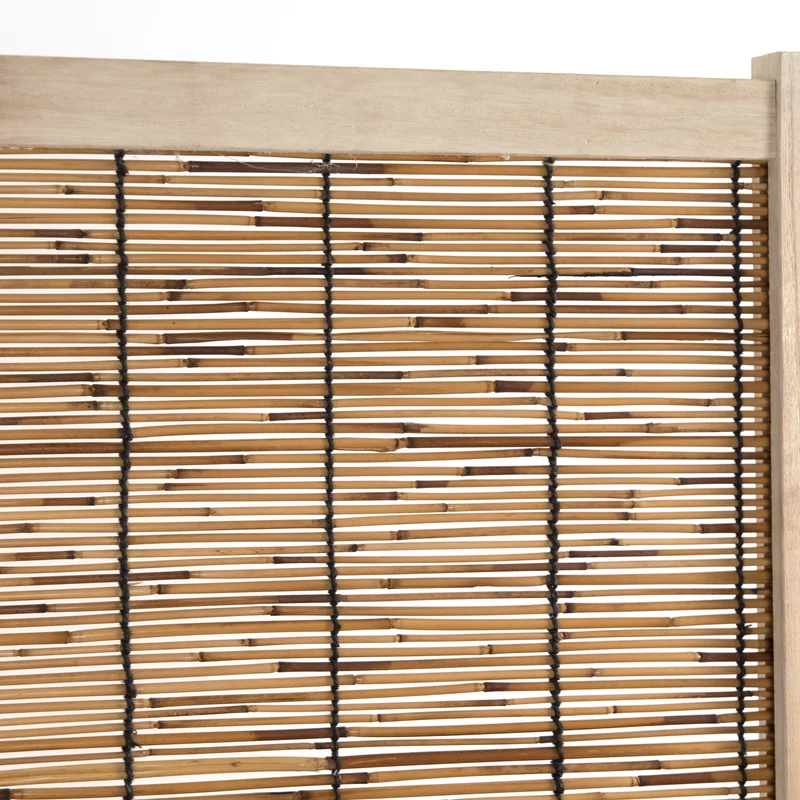 RAUMTEILER "PLAYA" | Schilfrohr, 170x120 cm | Natur Paravent | Farbe: braun