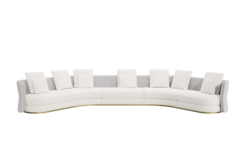 Casa Magna CLEO Sofa Konfiguration A – 610 × 250 × 75 cm