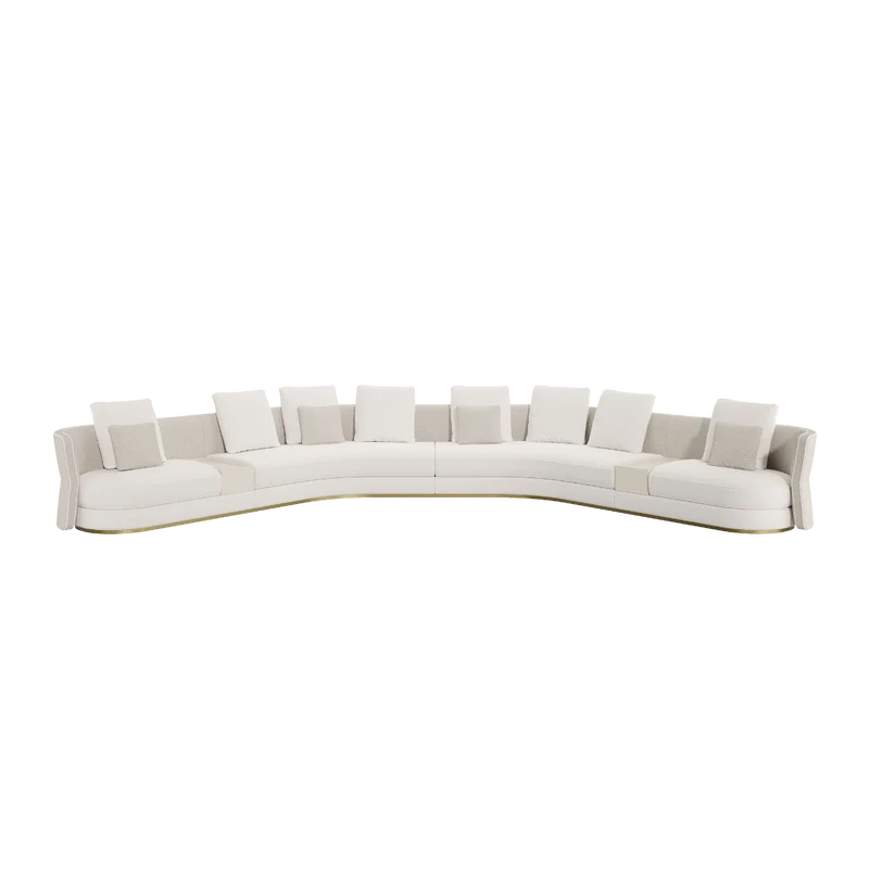 Casa Magna CLEO Sofa Konfiguration A – 610 × 250 × 75 cm
