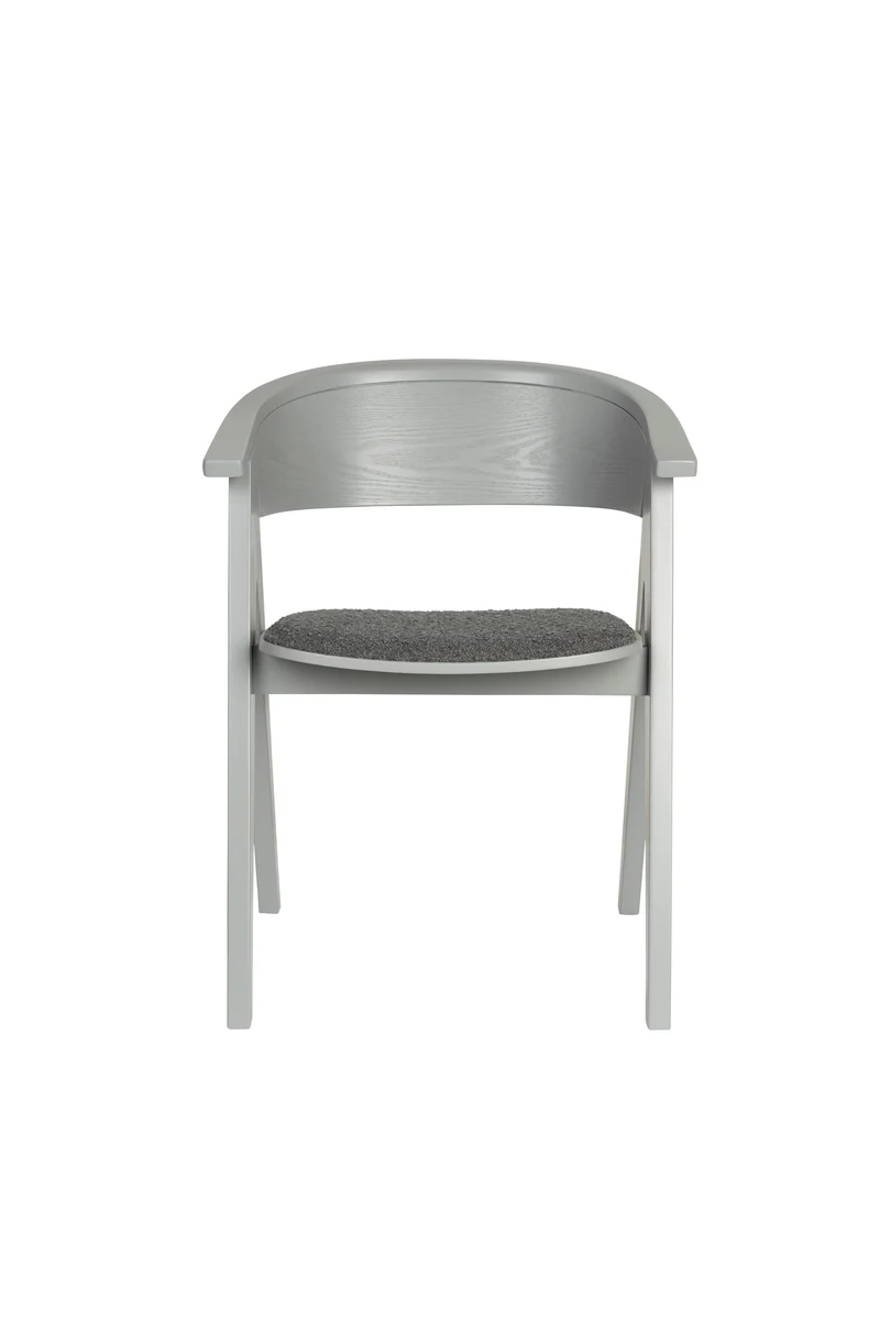 Zuiver Stuhl Ndsm – Grau, Massives Eschenholz, 54 × 59 × 79 cm