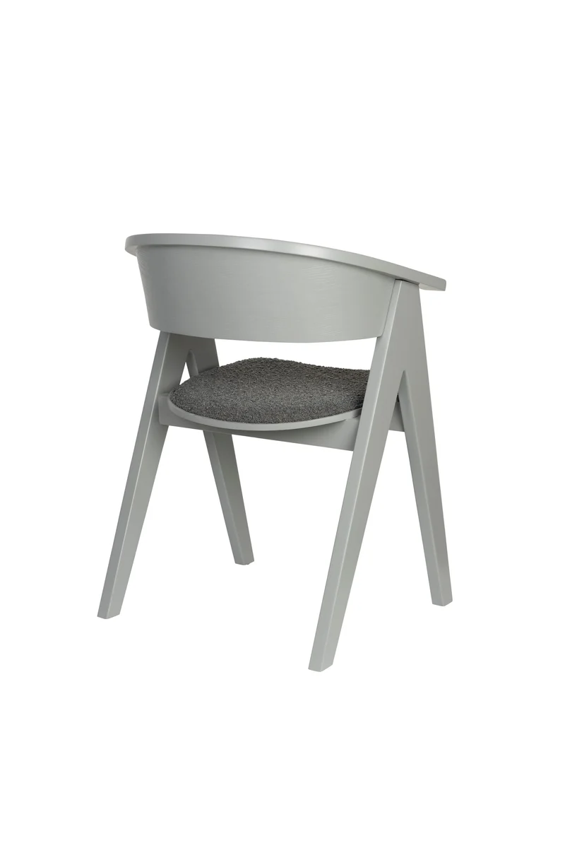 Zuiver Stuhl Ndsm – Grau, Massives Eschenholz, 54 × 59 × 79 cm
