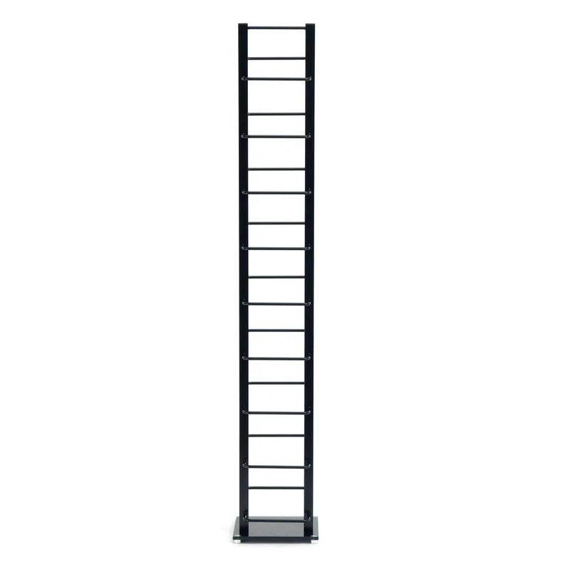 DESIGN CD STÄNDER "TOWER" | 138 cm, Metall | für 126 CDs | Farbe: schwarz