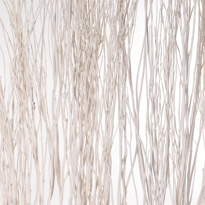 RAUMTEILER "NATURE 2" | 170x120 cm (HxB), Weidenholz, weiss | Paravent