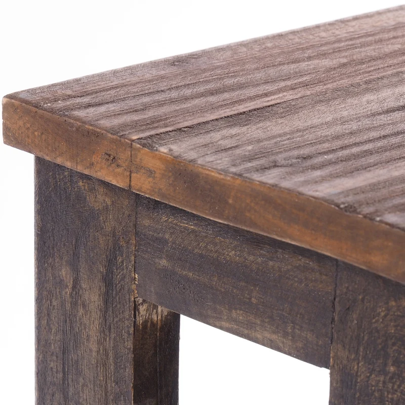 TRITTLEITER "STEP" | 46x37 cm (HxB), Altholz | Tritthocker | Farbe: 04 schwarz-natur