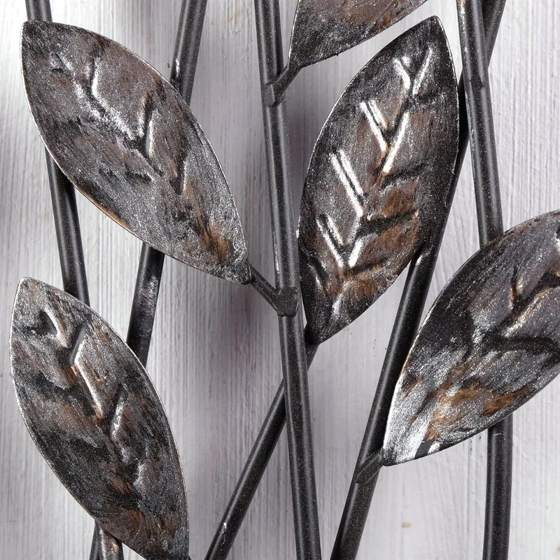 WAND DEKO "ZWEIGE" | Metall, 62 cm | Wandbild