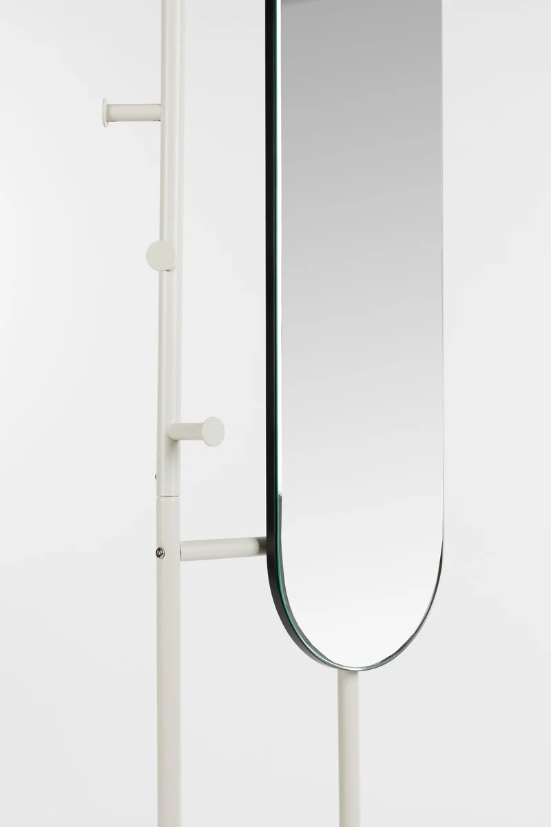 Zuiver Spiegel Standing Vero – Beige, Stahl, 49 × 40 × 179 cm