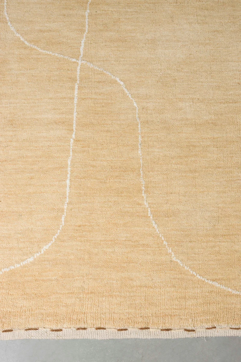 Zuiver Teppich Doodle 160 × 230 cm – Beige, Polyester