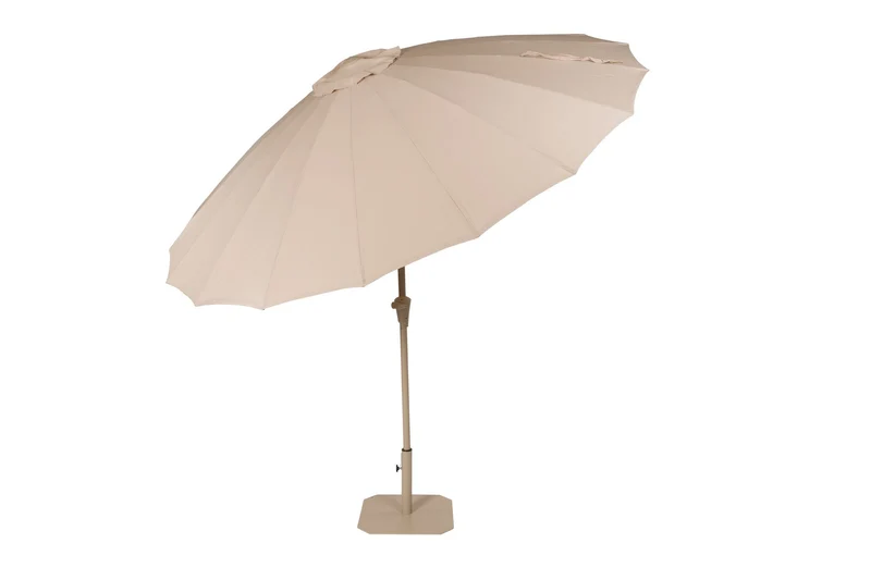 Zuiver Wohnaccessoire Sunbrella Sunshine Set Brown Rice – Polyester, 250 × 250 × 235 cm