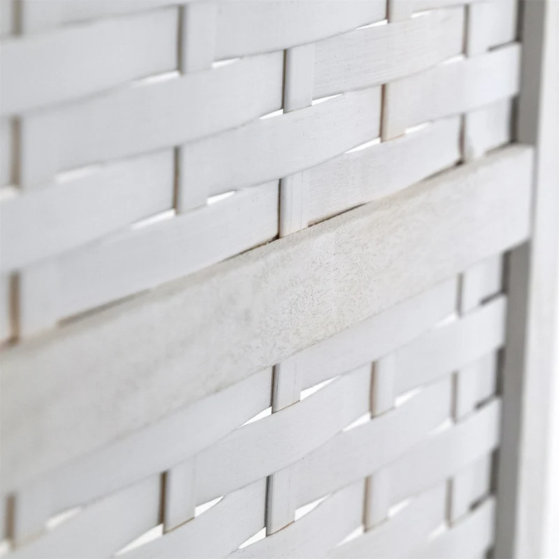 RAUMTEILER "BAMBU" | Bambus, 170x120 cm | Natur Paravent | Farbe: grau