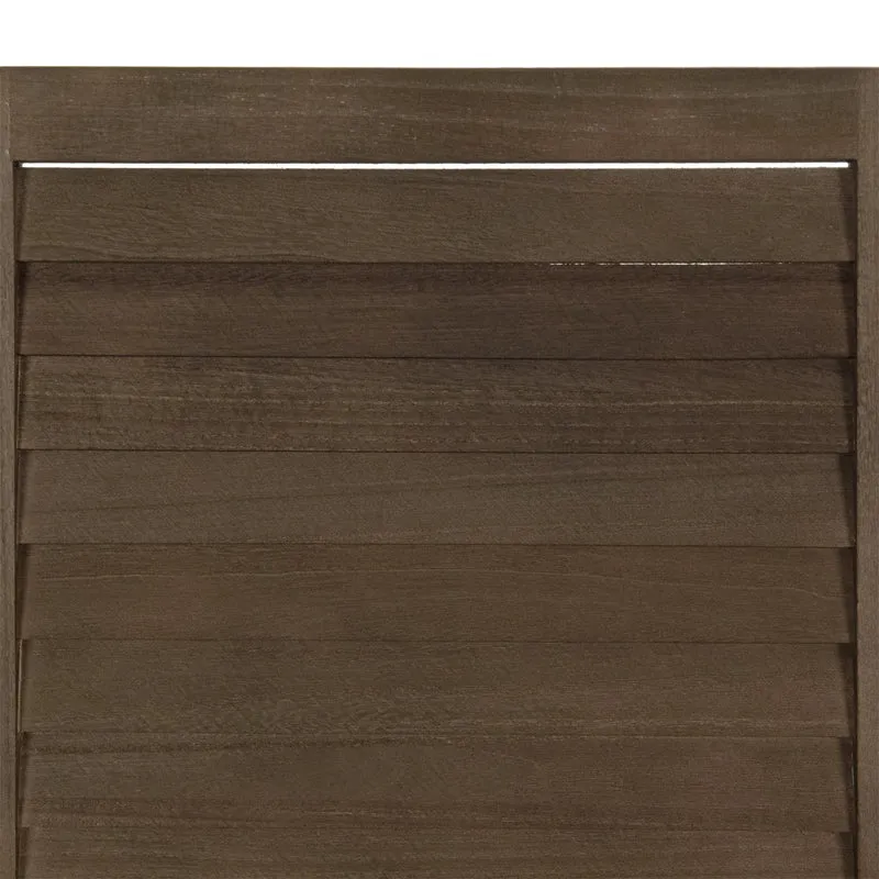 RAUMTEILER "COTTAGE" | 3-teilig, Holz | Paravent | Farbe: coffee