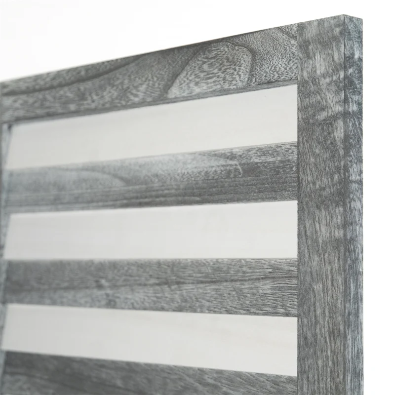 RAUMTEILER "COTTAGE" | 3-teilig, Holz | Paravent | Farbe: grau