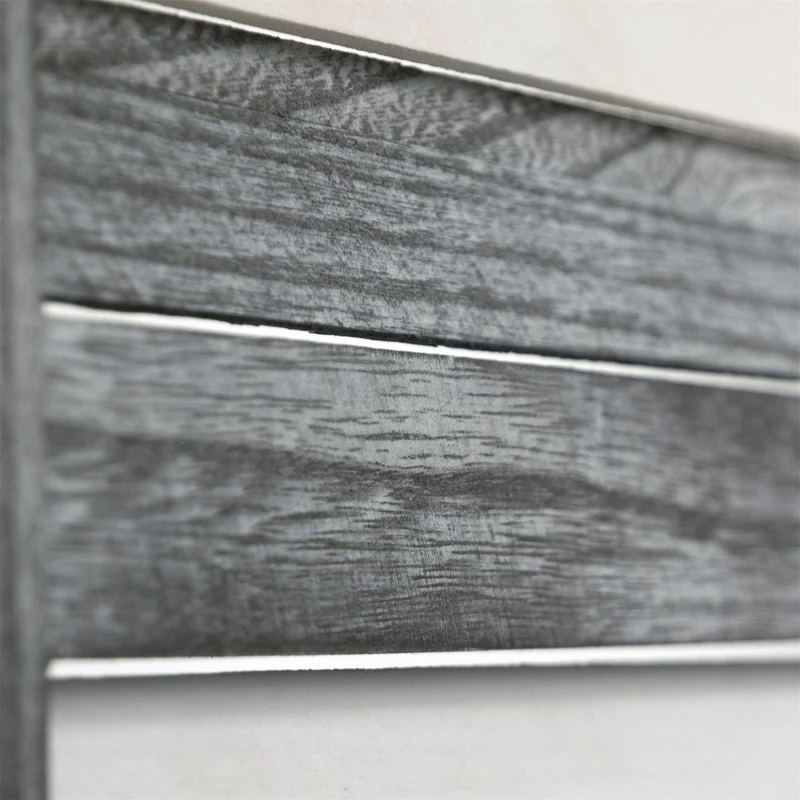 RAUMTEILER "COTTAGE" | 3-teilig, Holz | Paravent | Farbe: grau