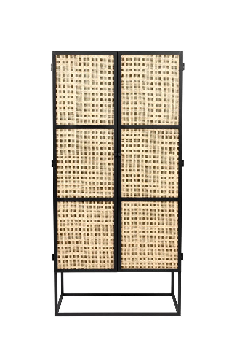 White Label Living Schrank Guuji Hoch 2do – MDF, 70 × 38 × 145 cm