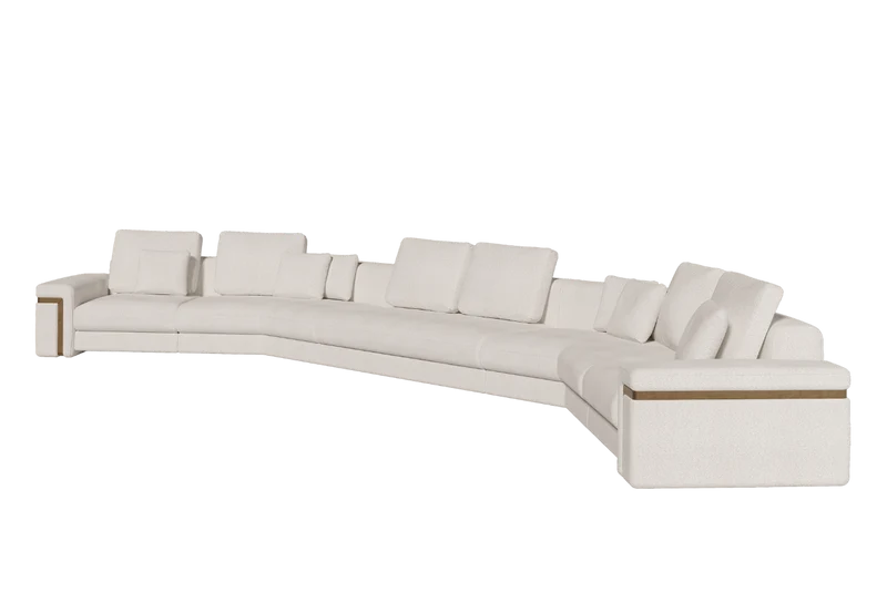Casa Magna GILD Sofa Konfiguration B – 685 × 220 × 70 cm