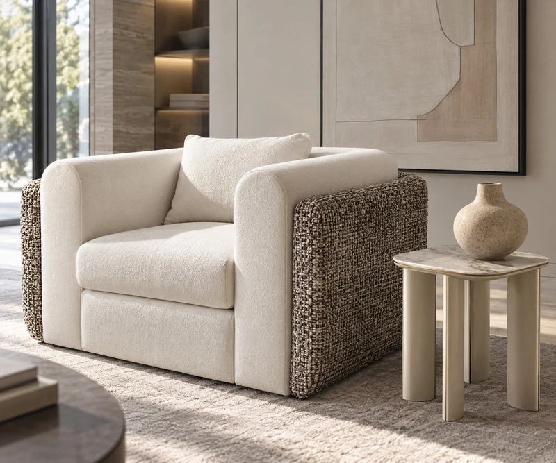 Casa Magna ARCHIE Sessel – 116 × 95 × 71 cm