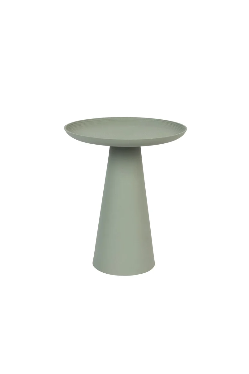 White Label Living Beistelltisch Ringar Medium – Grün, Metall, 34,5 × 34,5 × 41,5 cm