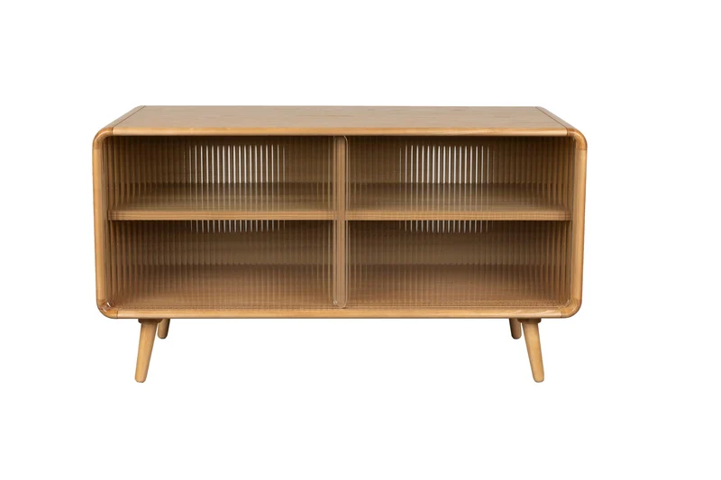 Zuiver Sideboard Rise Medium – Natur, Eichenfurnier, 40 × 100 × 55 cm