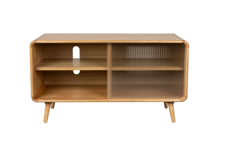 Zuiver Sideboard Rise Medium – Natur, Eichenfurnier, 40 × 100 × 55 cm
