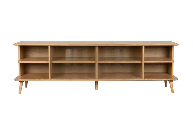 Zuiver Sideboard Rise Large – Natur, Eichenfurnier, 40 × 180 × 55 cm