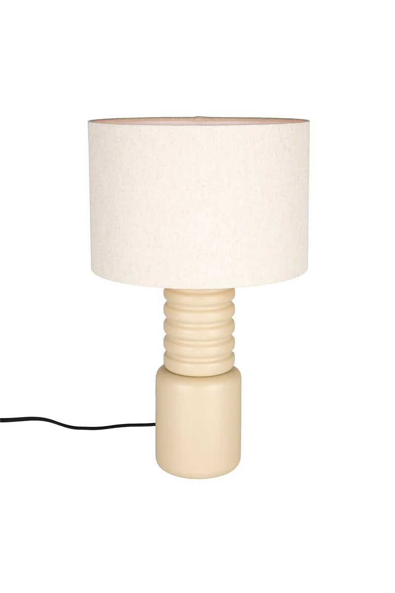 Zuiver Tischleuchte Six – Beige, Eisen, 30 × 30 × 50 cm