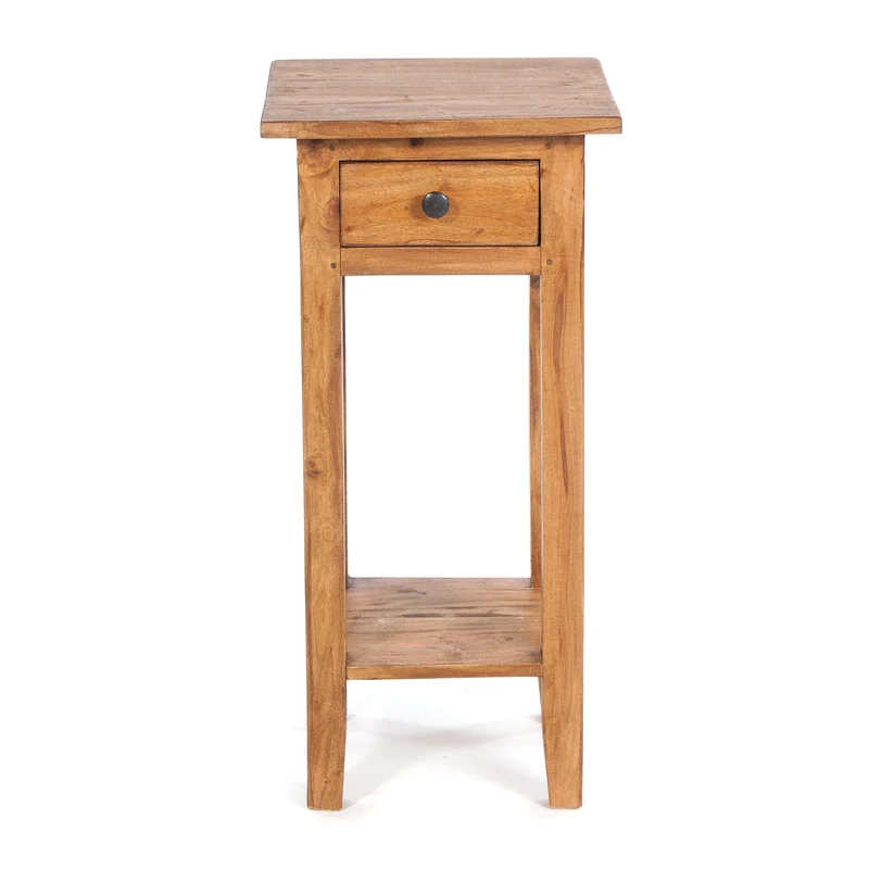 TELEFONTISCH "DRAWER 65" | Mahagoni, 65x31x31 cm | Beistelltisch | Farbe: 08 honigfarben gewachst