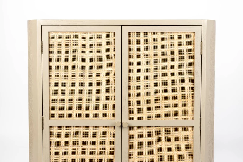 White Label Living Schrank Amaya Niedrig 2do – MDF, 38 × 80 × 100 cm