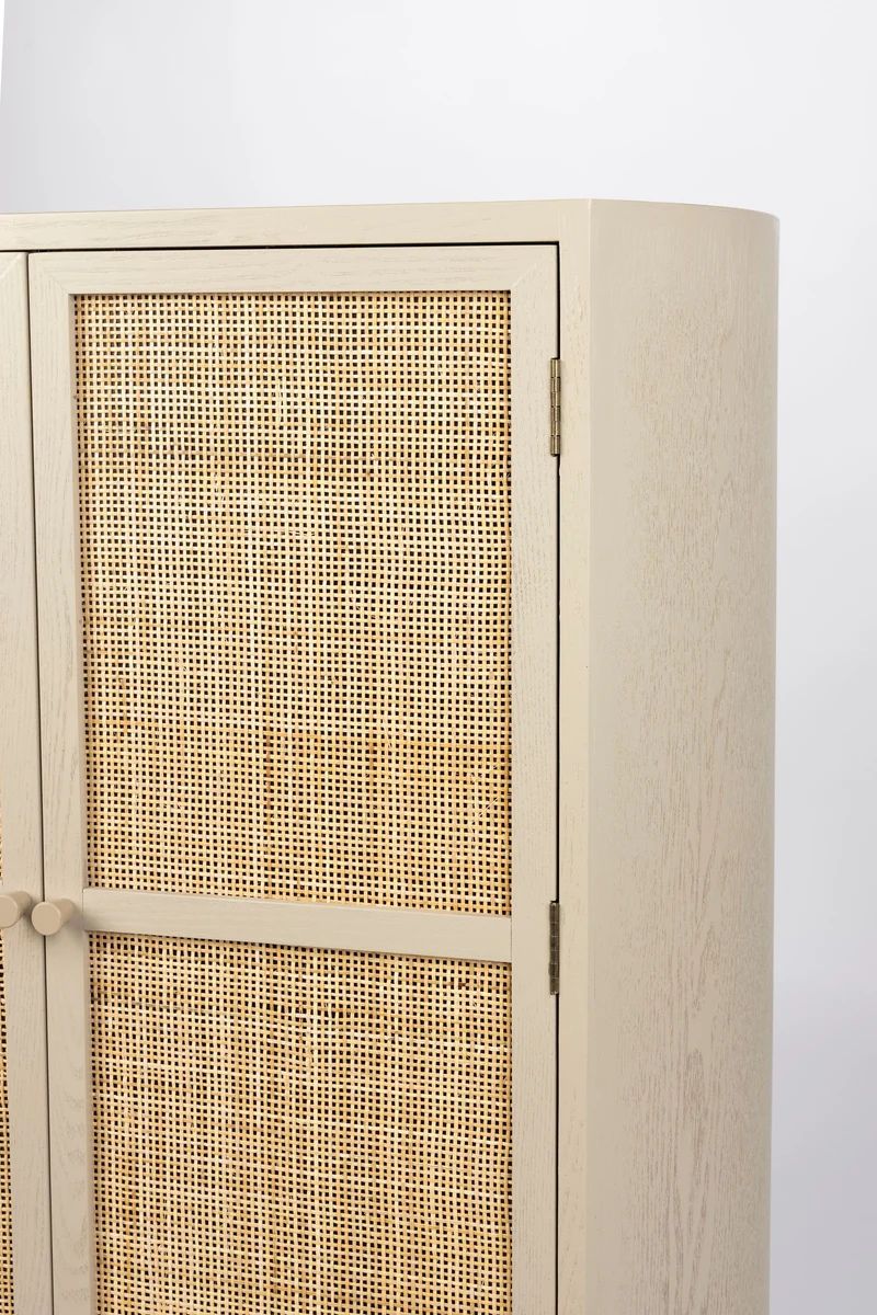 White Label Living Schrank Amaya Niedrig 2do – MDF, 38 × 80 × 100 cm