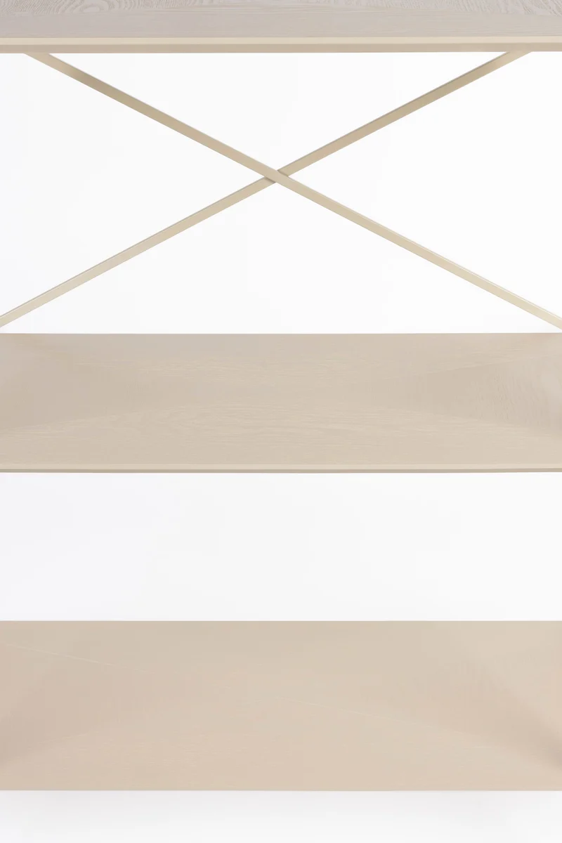 White Label Living Schrank Cabinet Marcio – Beige, MDF, 40 × 120 × 180 cm