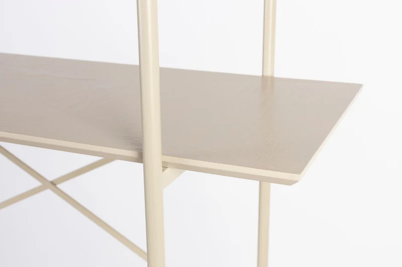 White Label Living Schrank Cabinet Marcio – Beige, MDF, 40 × 120 × 180 cm