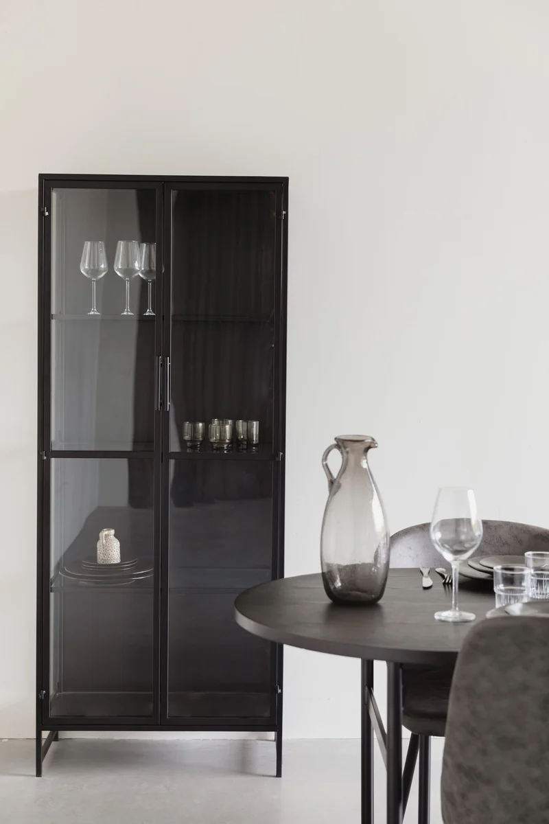 White Label Living Schrank Rob Large – Eisen, 35 × 70 × 170 cm