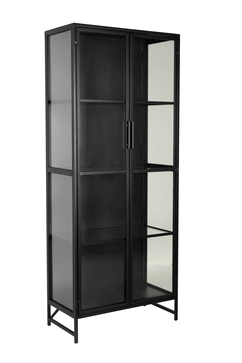 White Label Living Schrank Rob Large – Eisen, 35 × 70 × 170 cm