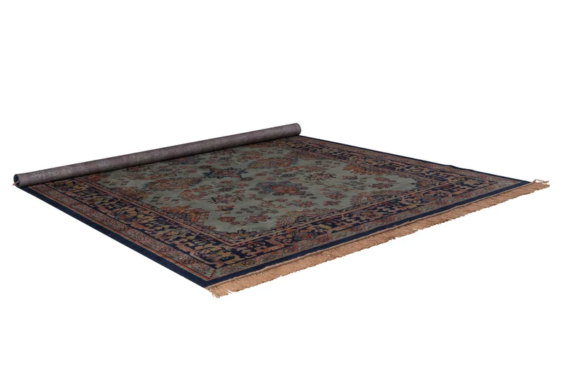 White Label Living Teppich Raz 200 × 300 cm – Grün, Viskose