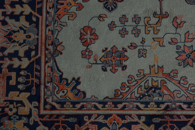 White Label Living Teppich Raz 200 × 300 cm – Grün, Viskose