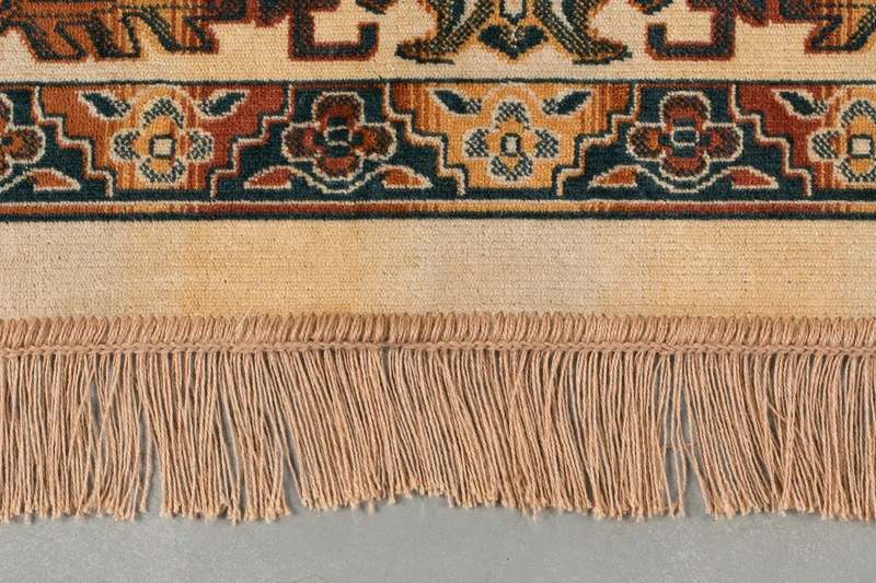 White Label Living Teppich Raz 160 × 230 cm – Camel, Viskose