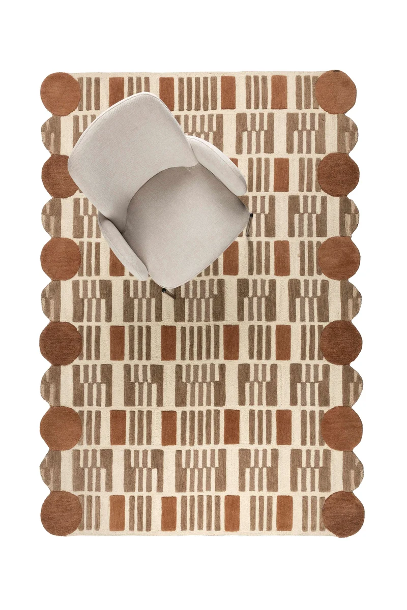 White Label Living Teppich Mundra 160 × 230 cm – Wolle