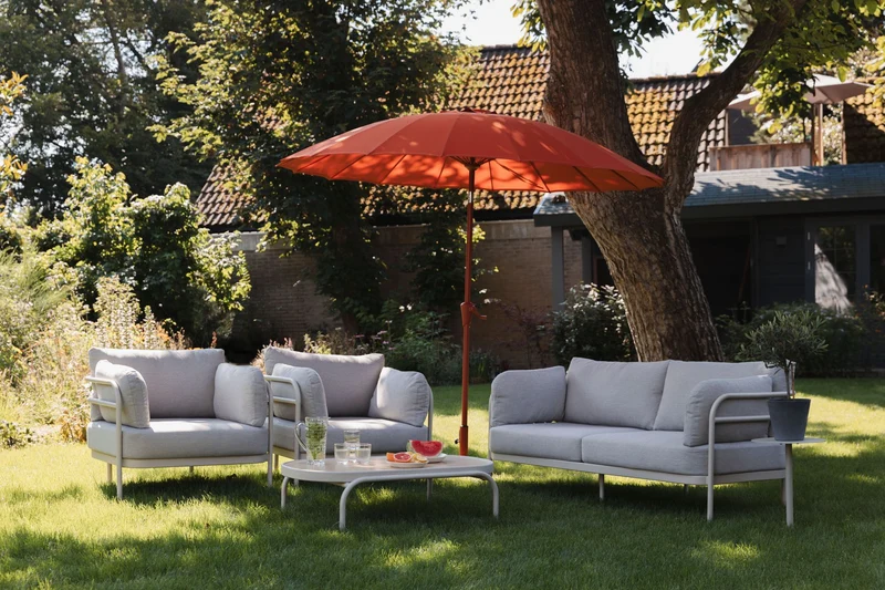 Zuiver Couchtisch Set Outdoor Vista + Vista – Beige, 82 × 188 × 87 cm