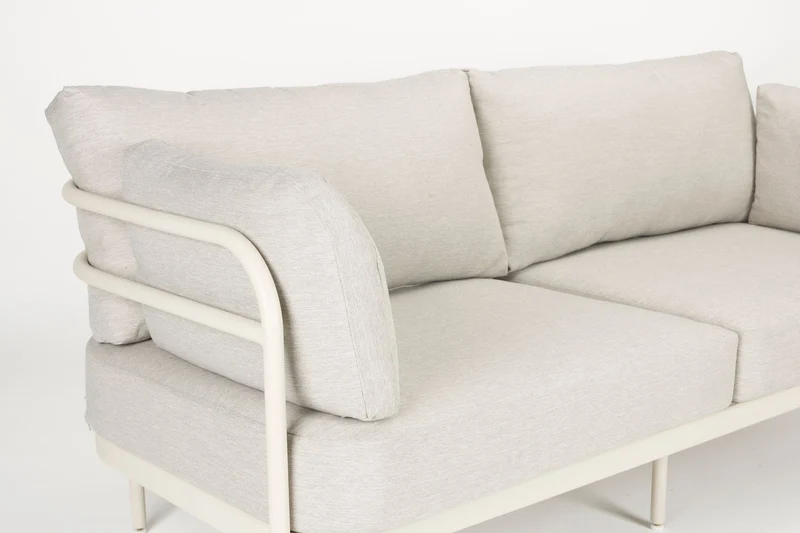 Zuiver Couchtisch Set Outdoor Vista + Vista – Beige, 82 × 188 × 87 cm