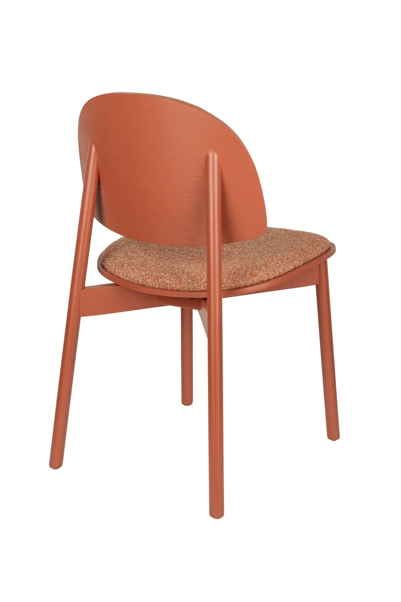 Zuiver Stuhl Sunrise – Rot, Polyester, 52,3 × 48,1 × 81,5 cm, 2er-Set