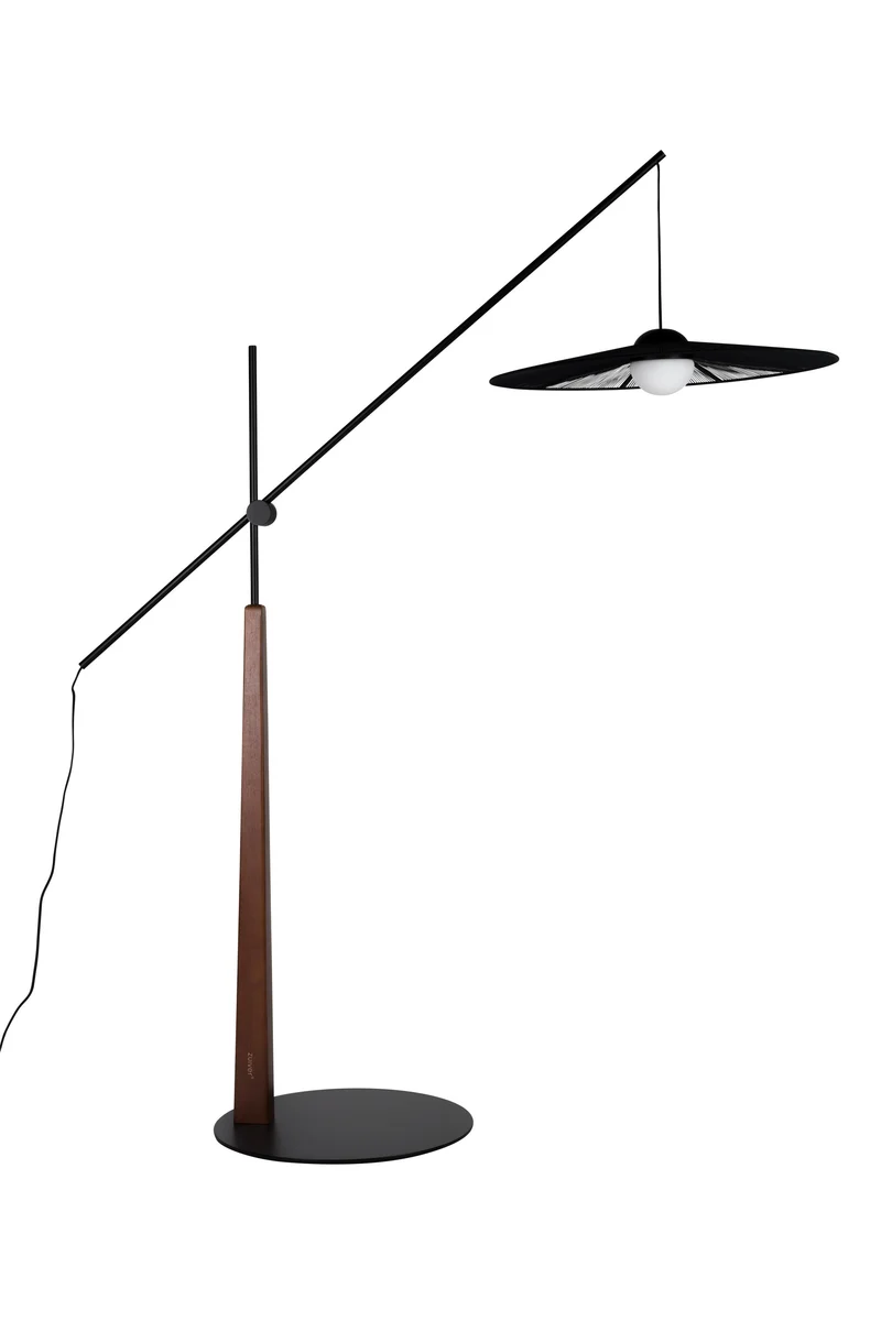 Zuiver Stehleuchte Belle – Schwarz, Eisen, 180 × 65 × 200 cm