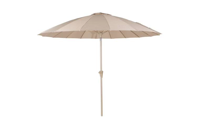Zuiver Wohnaccessoire Sunbrella Sunshine Shade Brown Rice – Polyester, 250 × 250 × 235 cm