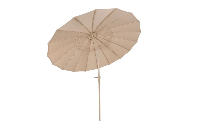 Zuiver Wohnaccessoire Sunbrella Sunshine Shade Brown Rice – Polyester, 250 × 250 × 235 cm