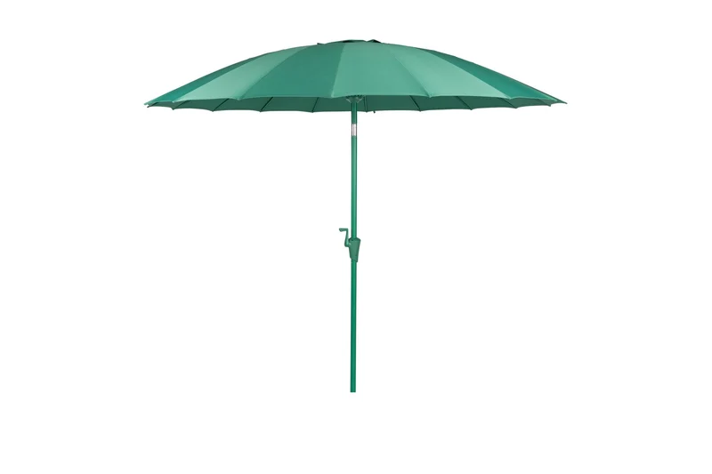 Zuiver Wohnaccessoire Sunbrella Sunshine Shade Desert Sage – Grün, Polyester, 250 × 250 × 235 cm