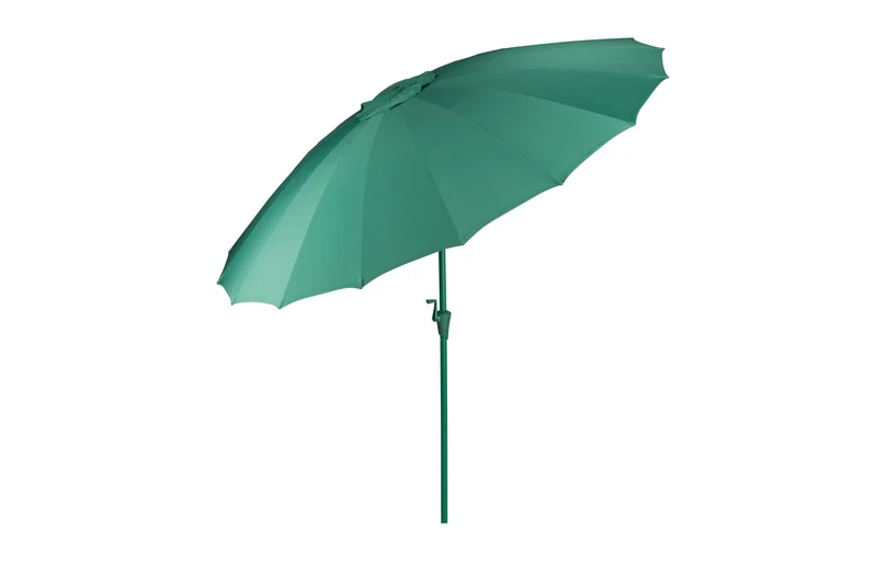 Zuiver Wohnaccessoire Sunbrella Sunshine Shade Desert Sage – Grün, Polyester, 250 × 250 × 235 cm